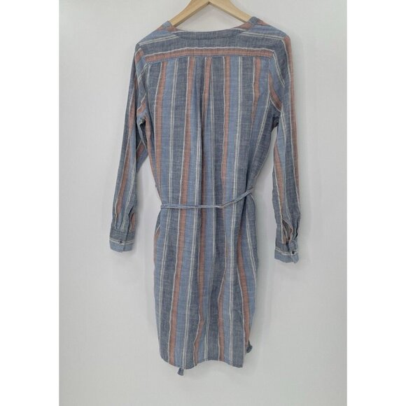 AG Adriano Goldschmied Striped Cotton Tir Waist Dress Size XS Preppy, FLAW - Picture 2 of 15